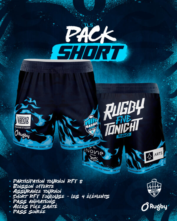 RFT 8 TOULOUSE - PACK SHORT