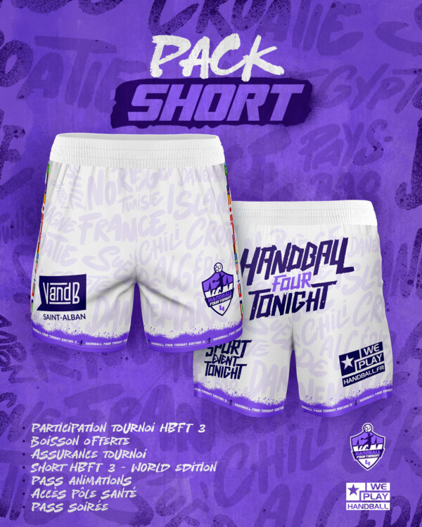 HBFT 3 TOULOUSE WORLD EDITION - PACK SHORT