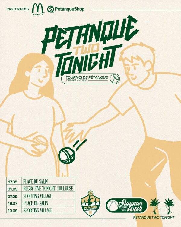 Pétanque Two Tonight - Doublette - Place du Salin
